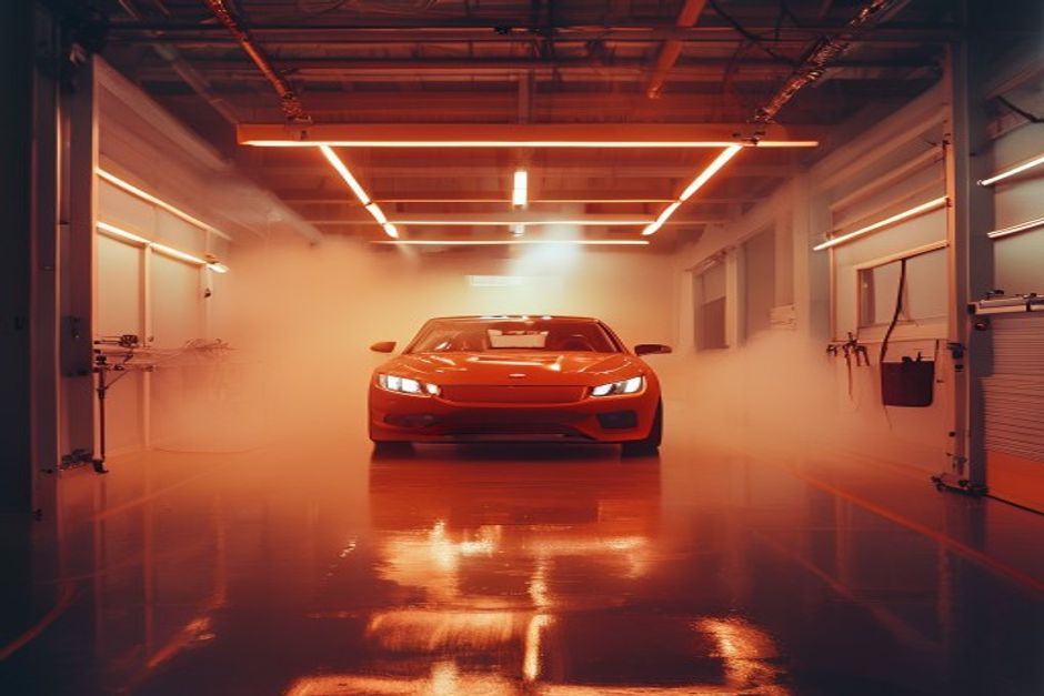 Professional automotive spray booth